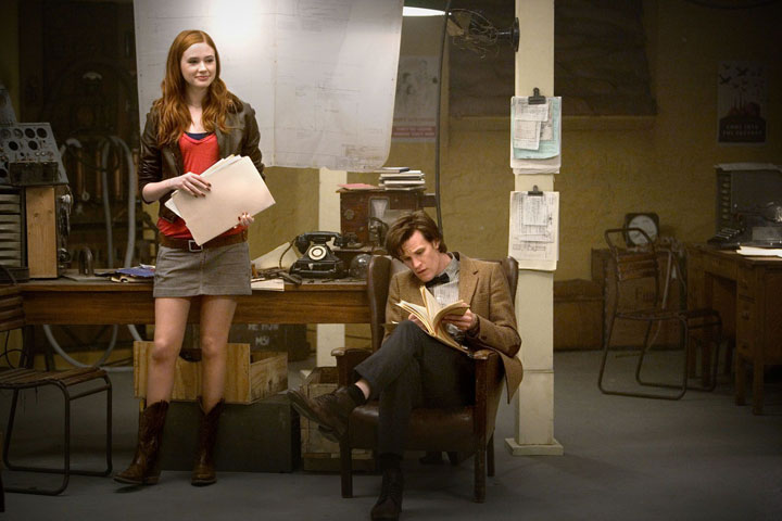 doctor who victory of the daleks karen gillan matt smith