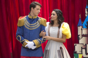 Bianca Santos as 'Lucy' & Shane Harper as 'Ian' in costume