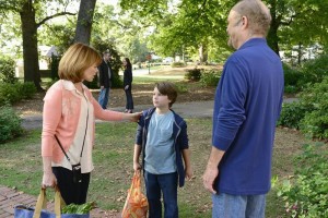 BACKGROUND: KYLE SECOR, MICHELLE FAIRLEY;  FOREGROUND: FRANCES FISHER, LANDON GIMENEZ, KURTWOOD SMITH