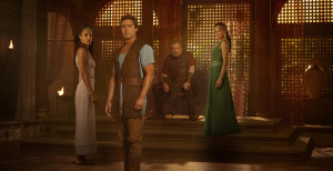OF KING AND PROPHETS - "Of Kings and Prophets" stars Ray Winstone as King Saul, Haaz Sleiman as Jonathan, Maisie Richardson-Sellers as Michal, Oliver Rix as David, Simone Kessell as Ahinoam, James Floyd as Ish-Boseth, Mohammad Bakri as Samuel and Tomer Kapon as Joab. (ABC/Bob D'Amico) MAISIE RICHARDSON-SELLERS, OLIVER RIX, RAY WINSTONE, SIMONE KESSELL