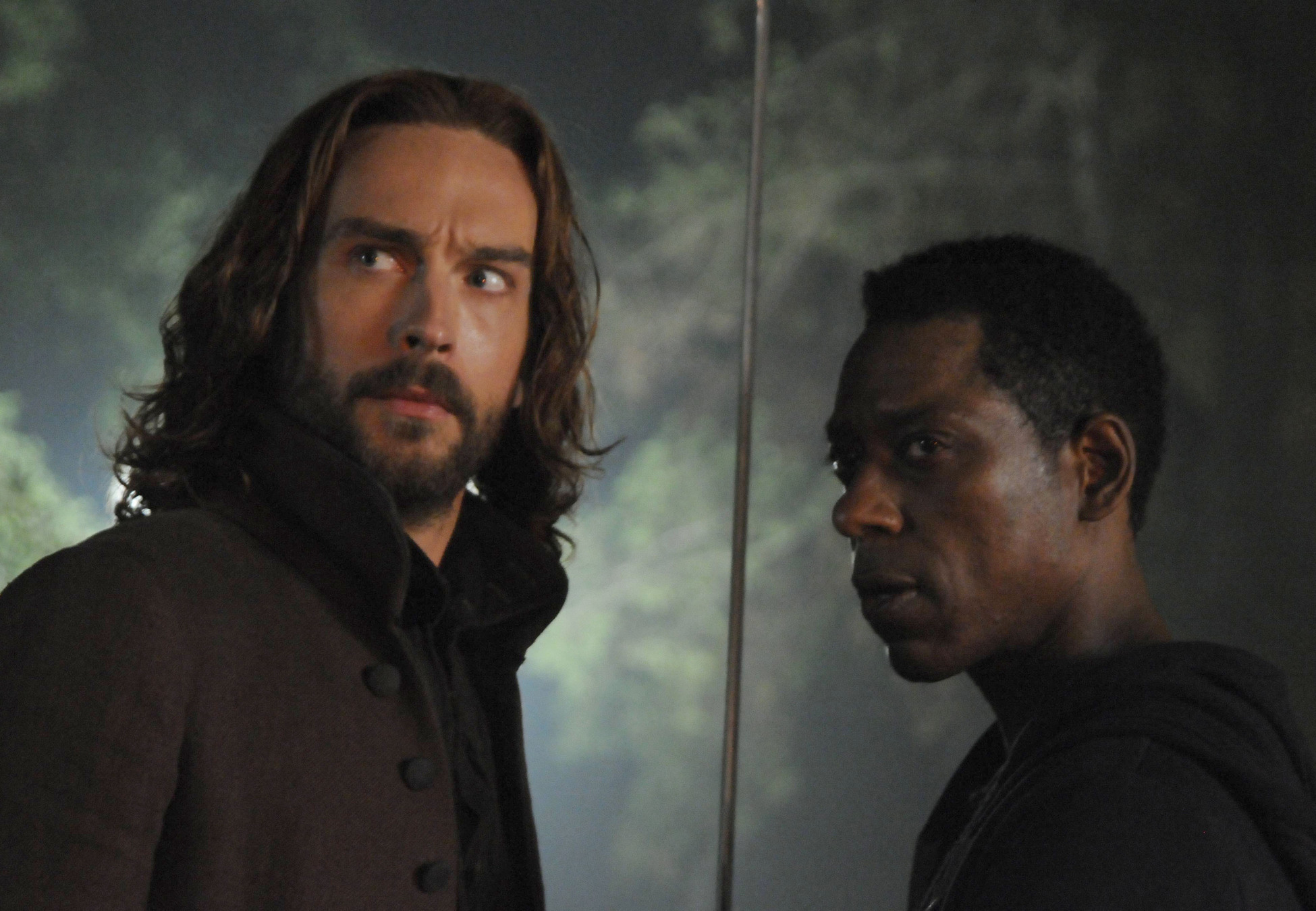 SLEEPY HOLLOW: Ichabod (Tom Mison, L) and Frank Irving (Orlando Jones, R) prepare for war in the "The Akeda" episode of SLEEPY HOLLOW airing Monday, Dec. 1 (9:00-10:00 PM ET/PT) on FOX. ©2014 Fox Broadcasting Co. CR: Brownie Harris/FOX SLEEPY HOLLOW: Ichabod (Tom Mison, L) and Frank Irving (Orlando Jones, R) prepare for war in the "The Akeda" episode of SLEEPY HOLLOW airing Monday, Dec. 1 (9:00-10:00 PM ET/PT) on FOX. ©2014 Fox Broadcasting Co. CR: Brownie Harris/FOX