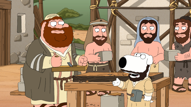 FAMILY GUY: Peter tells his own version of the Nativity story in the all-new “Jesus, Mary, and Joseph!” episode of FAMILY GUY airing Sunday, Dec. 16 (9:00-9:30 PM ET/PT) on FOX.   FAMILY GUY ™ and © 2012 TCFFC ALL RIGHTS RESERVED. FAMILY GUY: Peter tells his own version of the Nativity story in the all-new “Jesus, Mary, and Joseph!” episode of FAMILY GUY airing Sunday, Dec. 16 (9:00-9:30 PM ET/PT) on FOX.   FAMILY GUY ™ and © 2012 TCFFC ALL RIGHTS RESERVED.