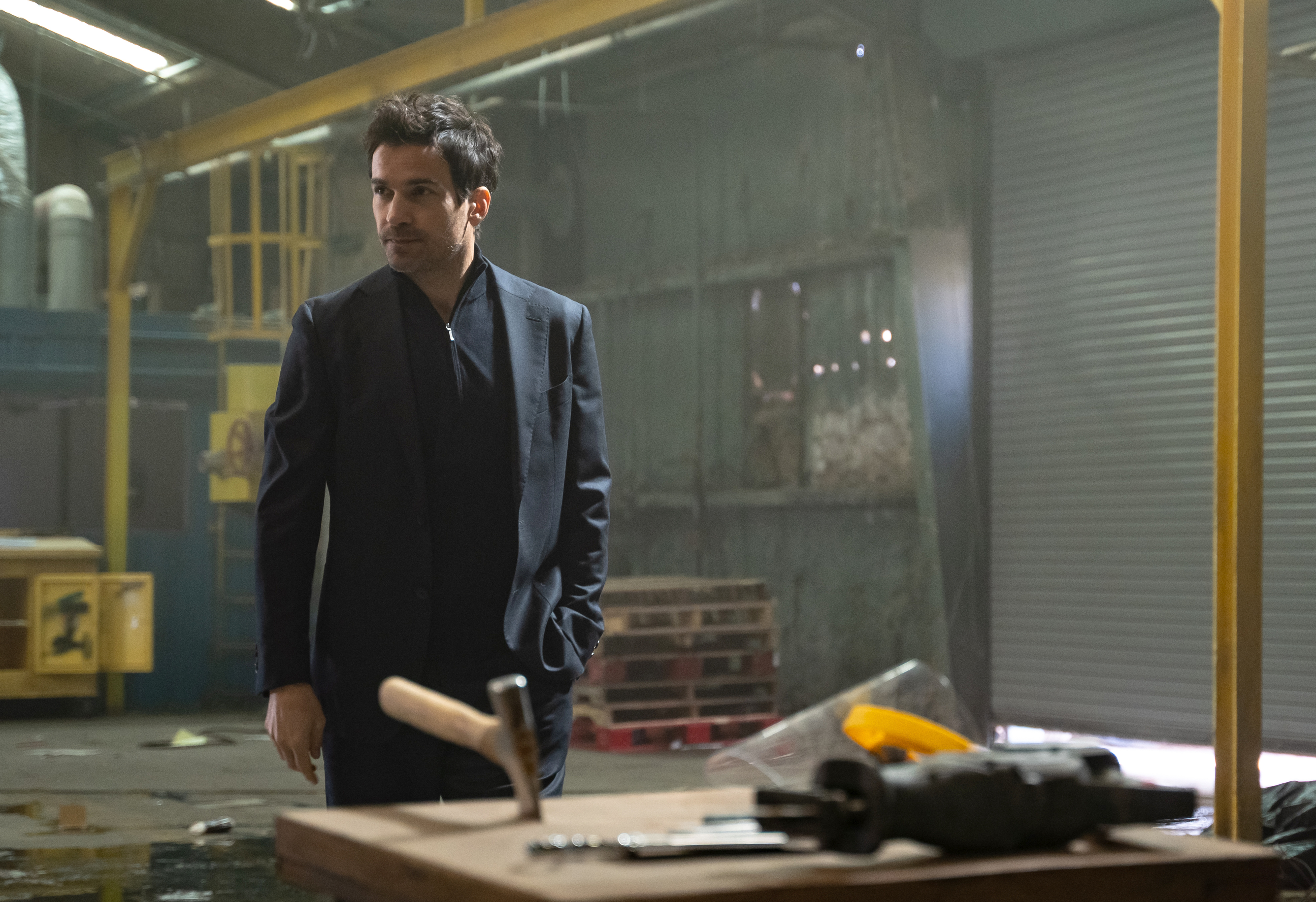 THE CLEANING LADY: Santiago Cabrera in the “For My Son” episode of THE CLEANING LADY airing Tuesday, March 12 (8:00-9:00 PM ET/PT) on FOX. ©2024 Fox Media LLC. CR: Jeff Neumann/FOX THE CLEANING LADY: Santiago Cabrera in the “For My Son” episode of THE CLEANING LADY airing Tuesday, March 12 (8:00-9:00 PM ET/PT) on FOX. ©2024 Fox Media LLC. CR: Jeff Neumann/FOX