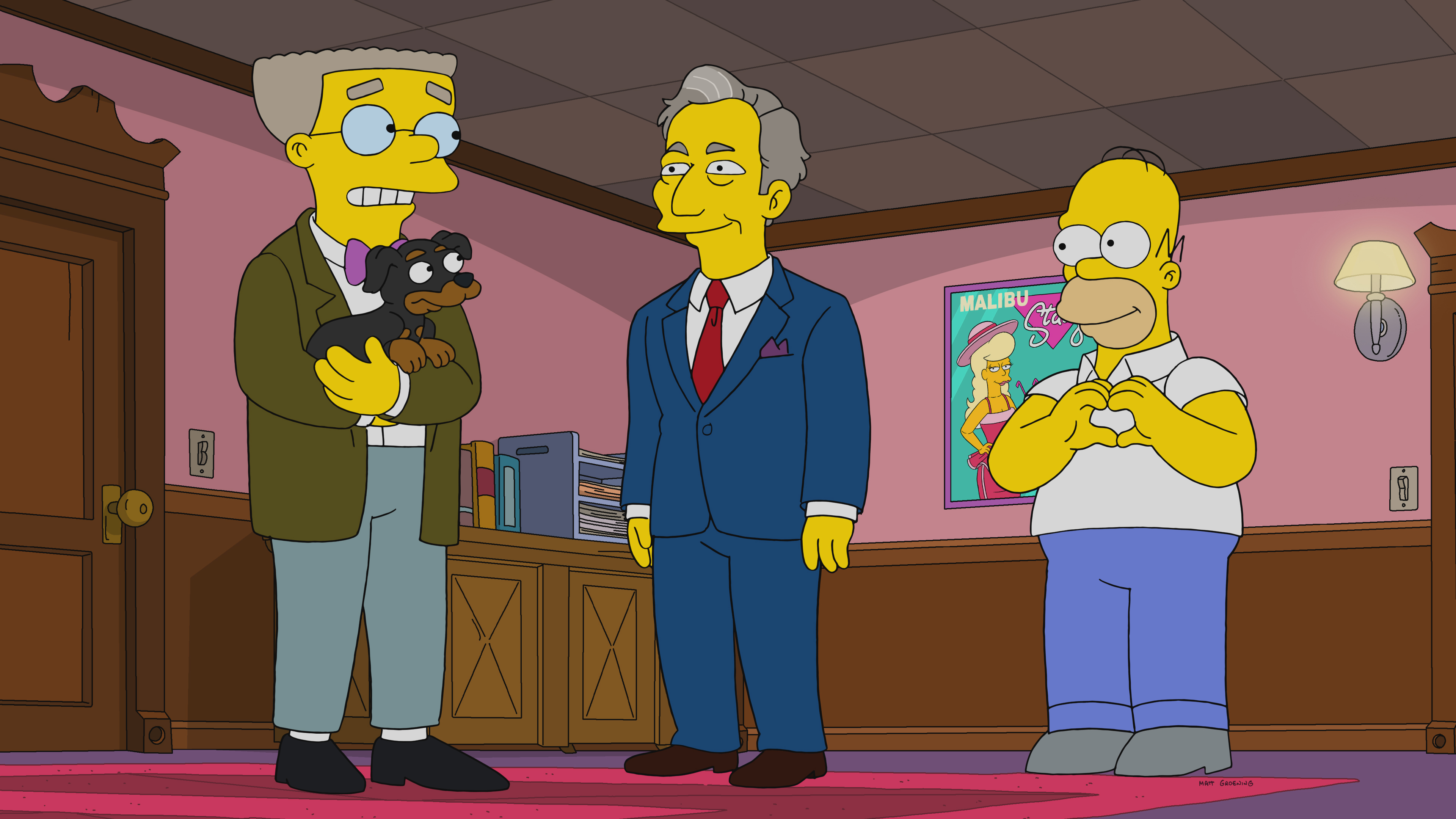 THE SIMPSONS: Smithers finds true love with a famous fashion designer (voiced by Victor Garber), but will his new relationship destroy Springfield? Find out in the “Portrait of a Lackey On Fire” episode of THE SIMPSONS airing Sunday, Nov. 21 (8:00-8:31 PM ET/PT) on FOX. Guest voice Victor Garber. THE SIMPSONS © 2021 by 20th Television. THE SIMPSONS: Smithers finds true love with a famous fashion designer (voiced by Victor Garber), but will his new relationship destroy Springfield? Find out in the “Portrait of a Lackey On Fire” episode of THE SIMPSONS airing Sunday, Nov. 21 (8:00-8:31 PM ET/PT) on FOX. Guest voice Victor Garber. THE SIMPSONS © 2021 by 20th Television.