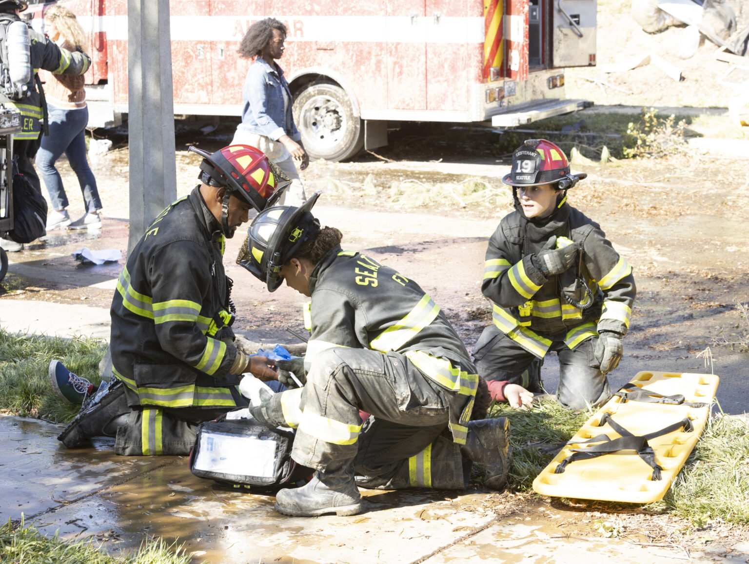 Station 19 Season Premiere Photos: A Tornado Hits Seattle in “Twist and Shout”